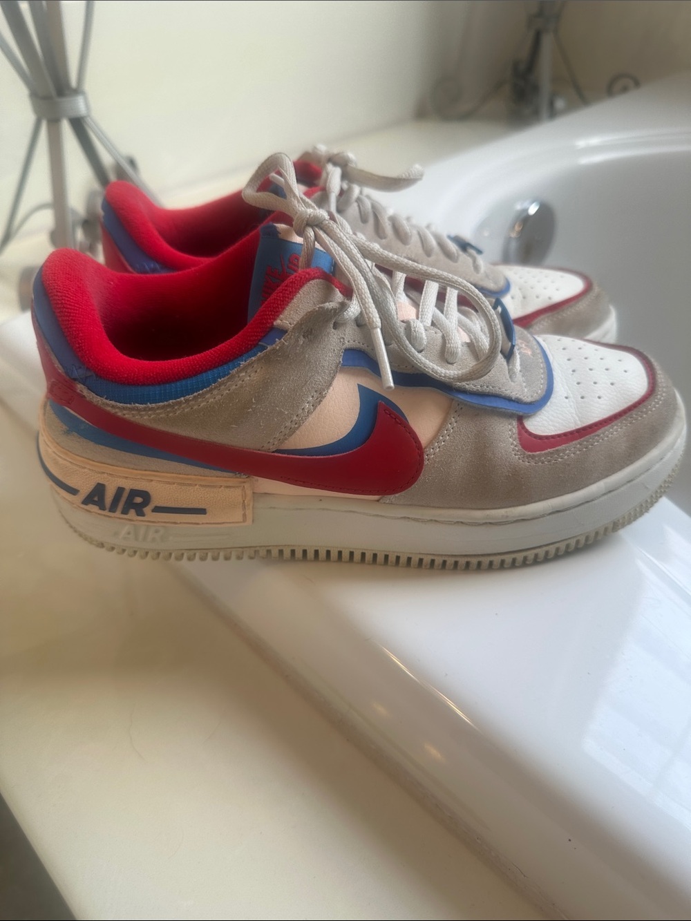 Nike Airforce One Shadow “Sail Royal Red”